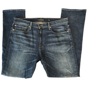 Lucky Brand Blue Relaxed Fit Jeans with Vintage Wash